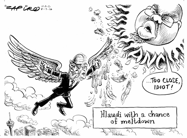 Hlaudi with a chance of meltdown