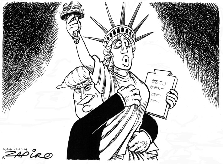 Lady Liberty Trumped