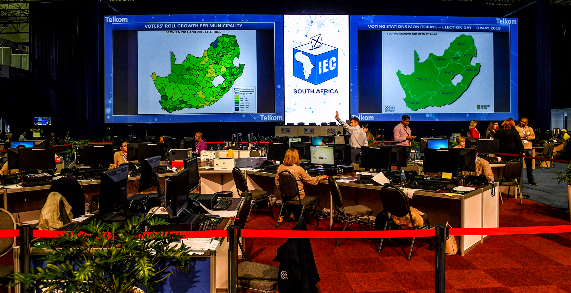 2019 South African general elections vote count in Pretoria