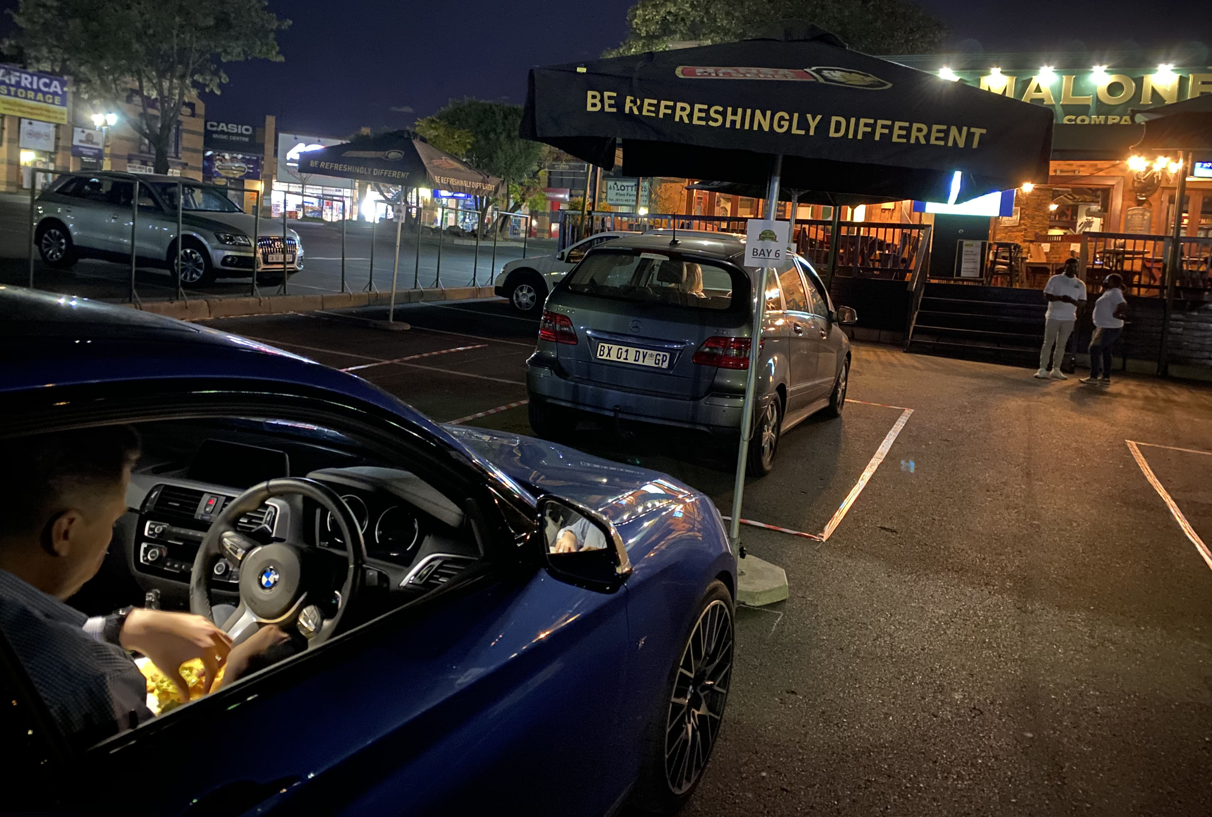 My lockdown night out, masked and ravenous