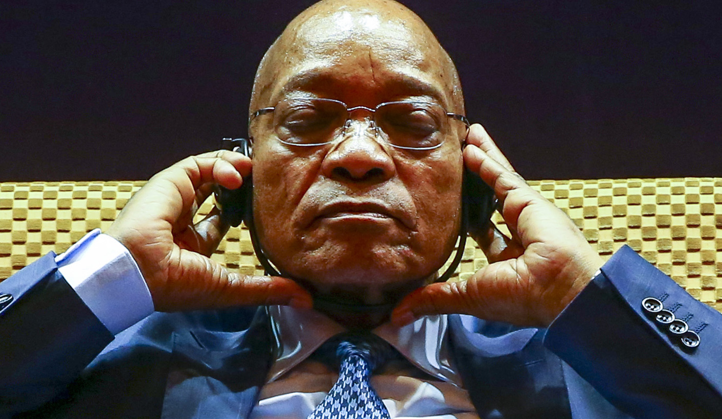 South African President Jacob Zuma in Beijing