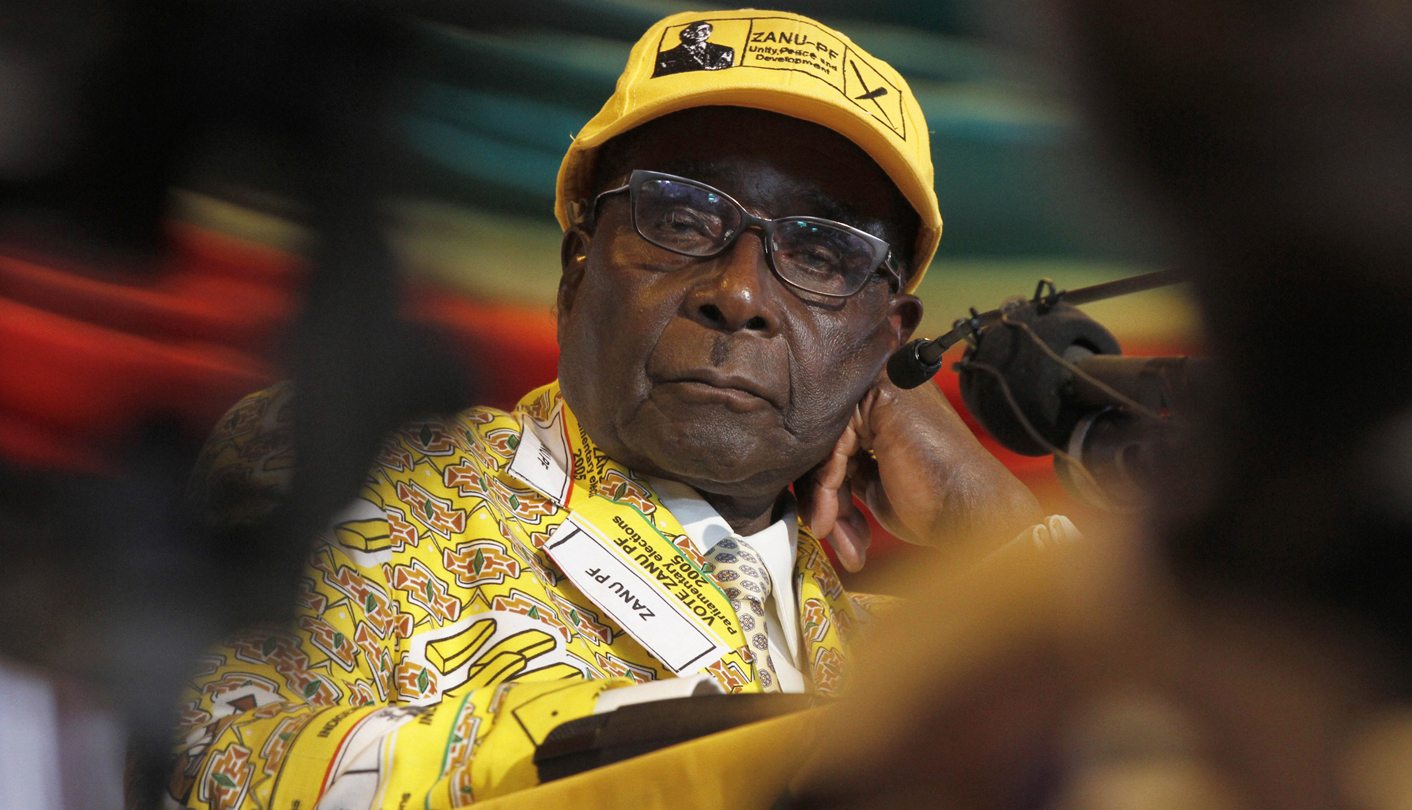 Zimbabwe's President Robert Mugabe looks on during the annual conference of his ZANU-PF party in Gweru