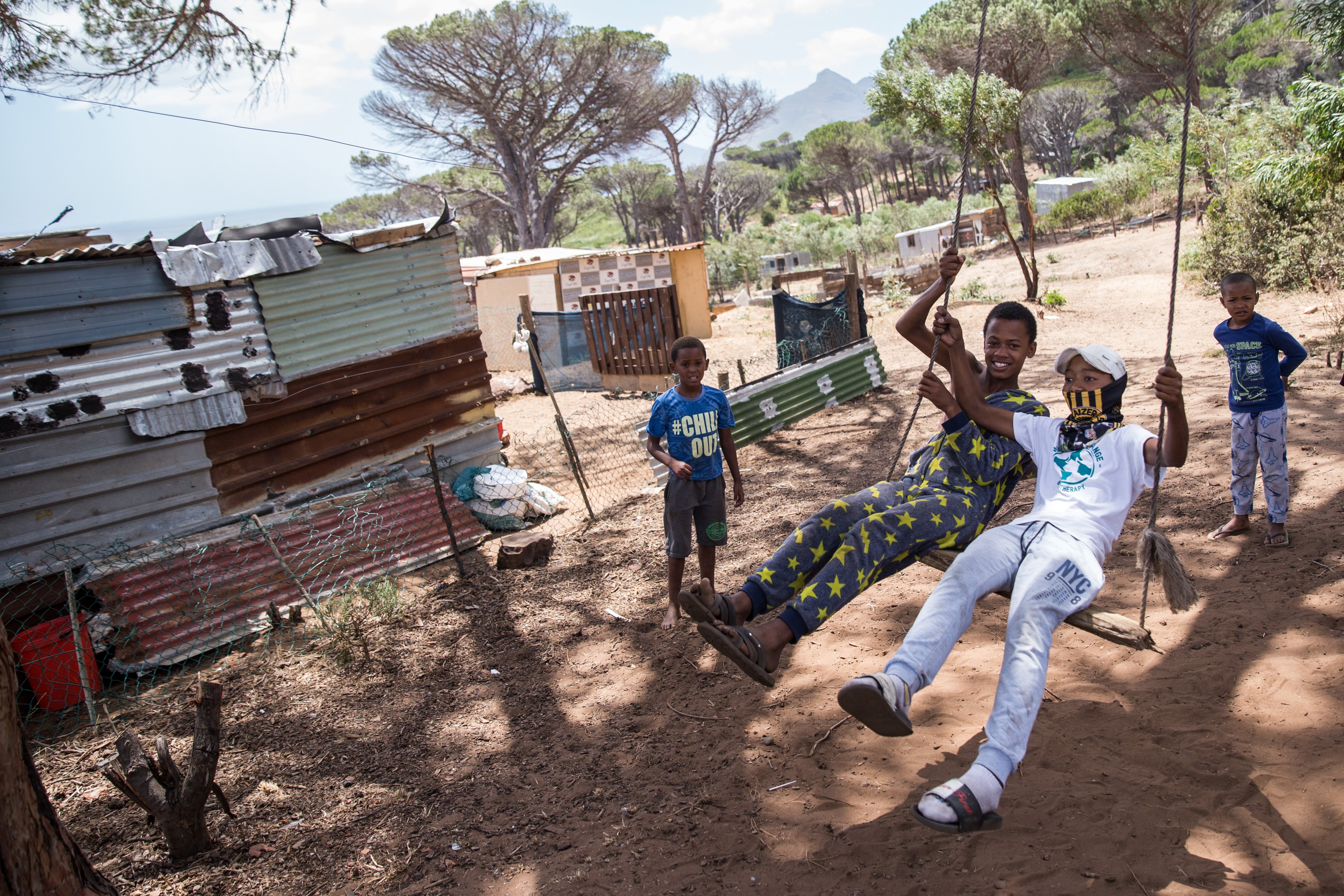 No water, no sanitation, no electricity, but for these families this is ‘paradise’