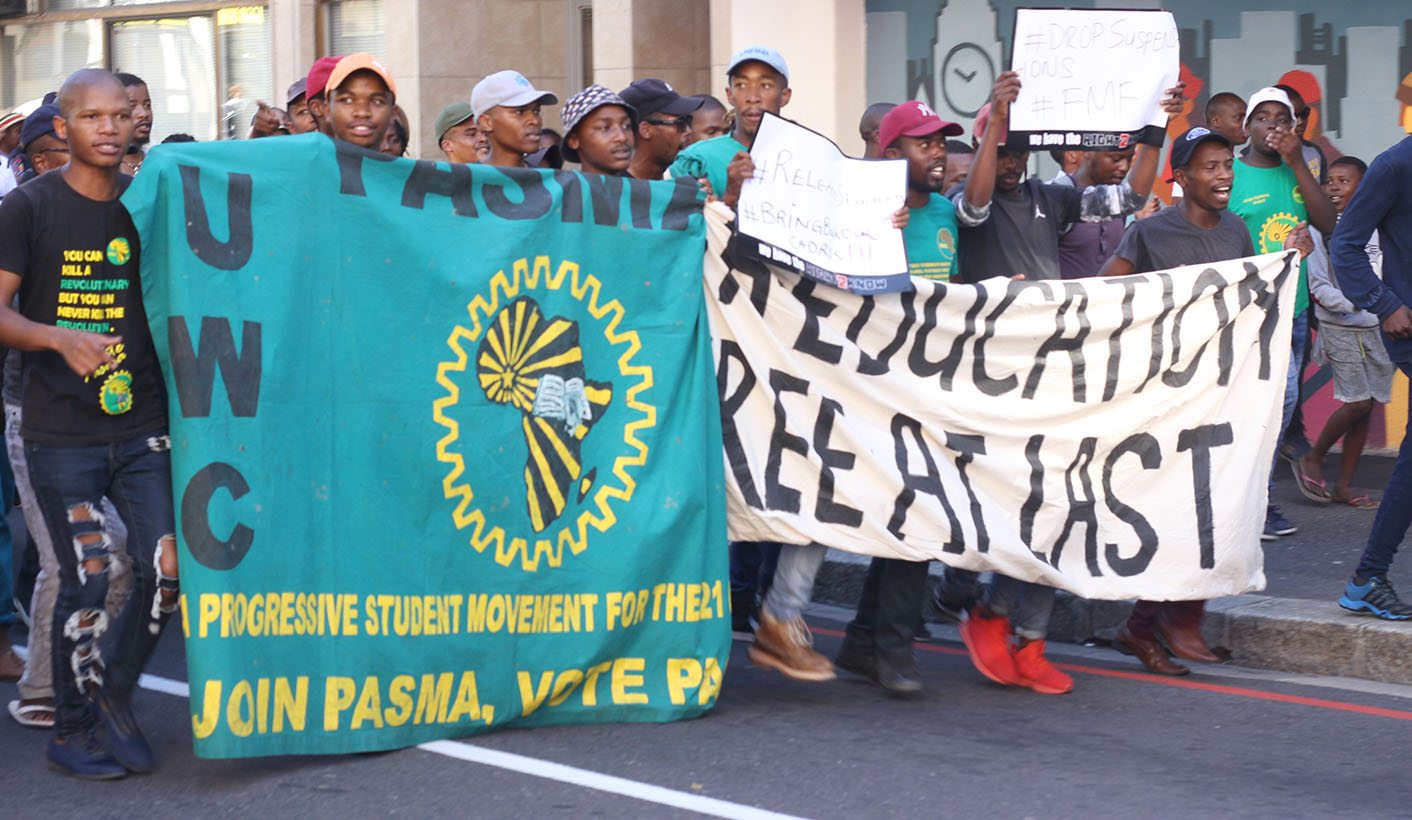 #FeesMustFall: Let’s have a TRC for students arrested during fees protests, say marchers to Parliament