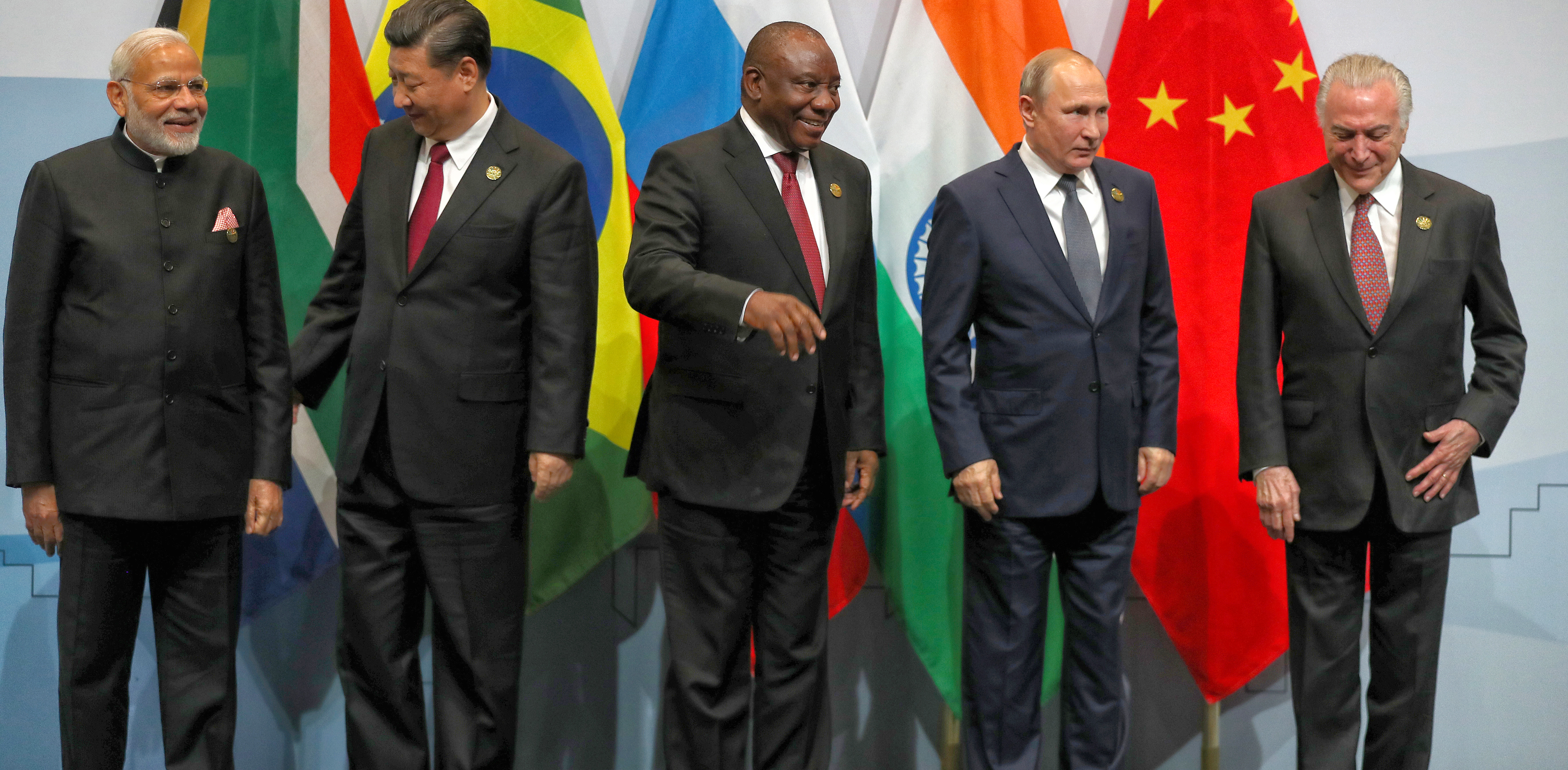 South Africa still has a large trade and investment deficit with the other BRICs