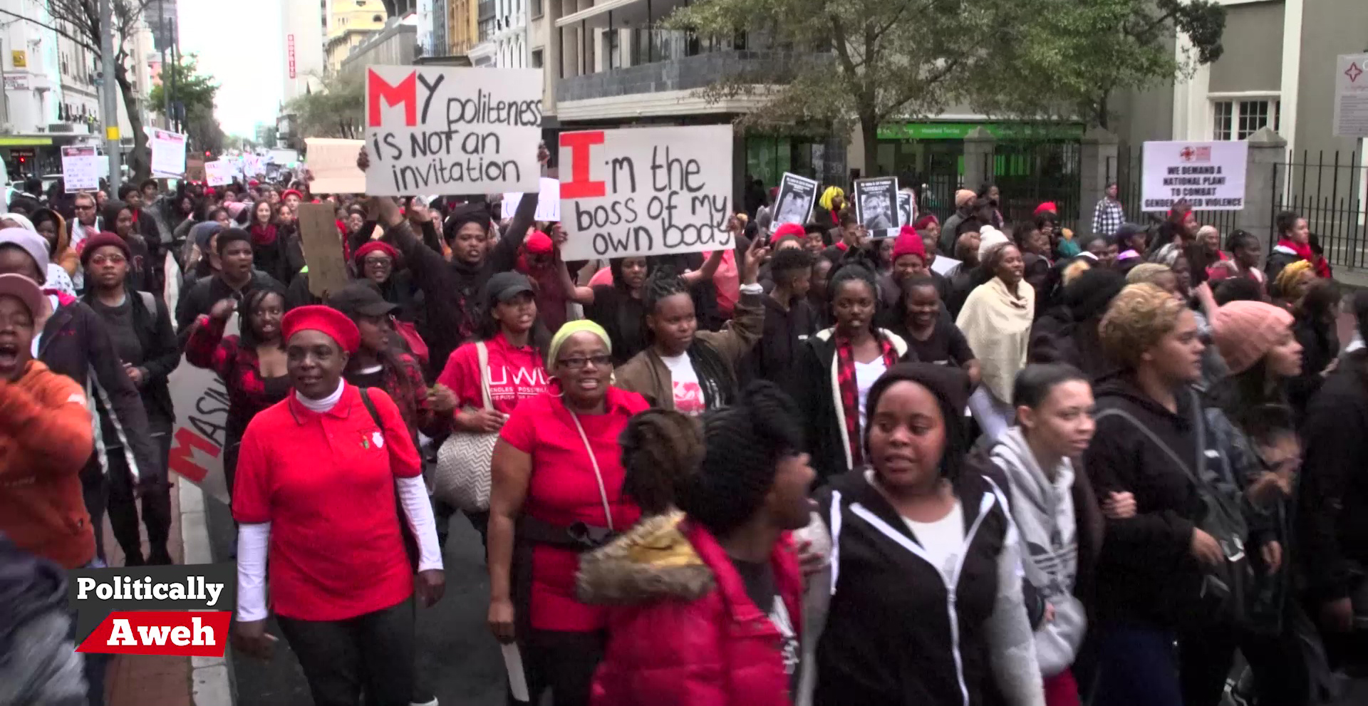 South African women march for their lives