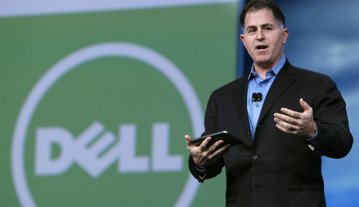 Dell founder and CEO Michael Dell delivers his keynote address at Oracle Open World in San Francisco