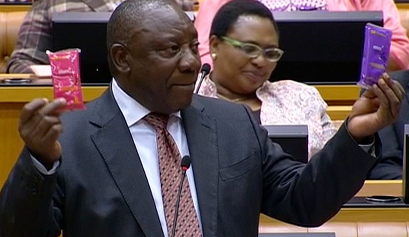 Quiet Please: Ramaphosa’s noiseless condoms and silent politics