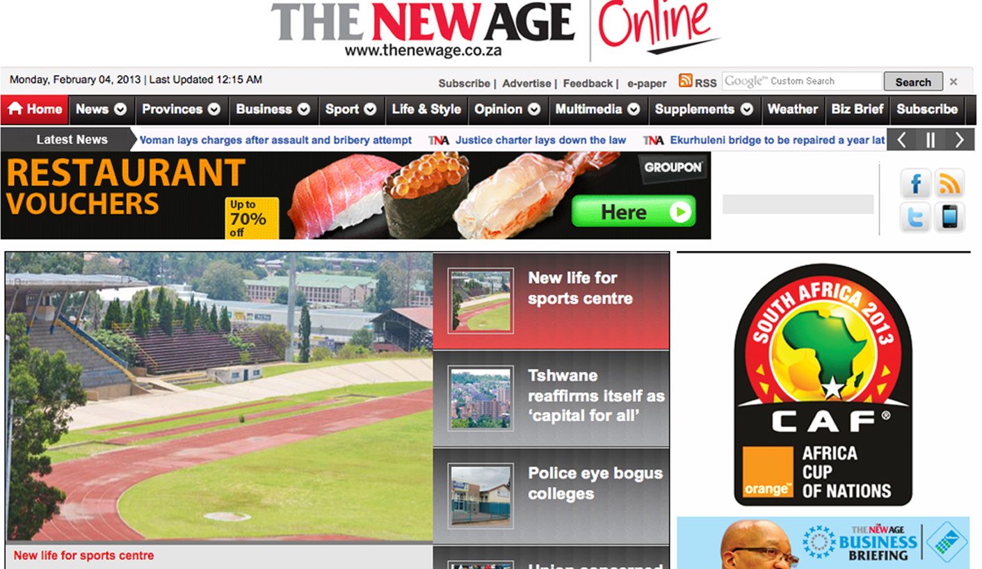 Is The New Age’s coverage really pro-ANC?