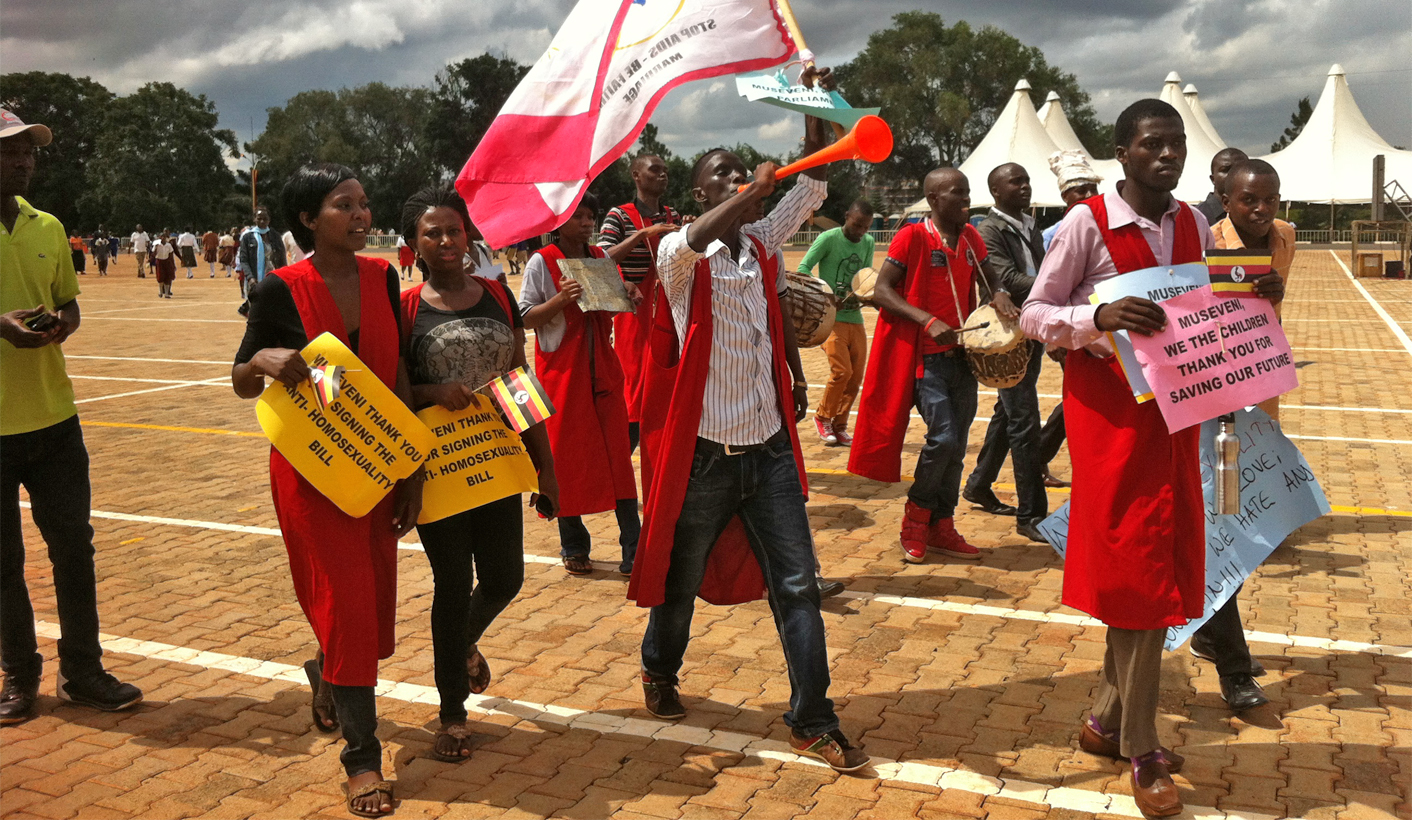 In the thick of Ugandan hate rally
