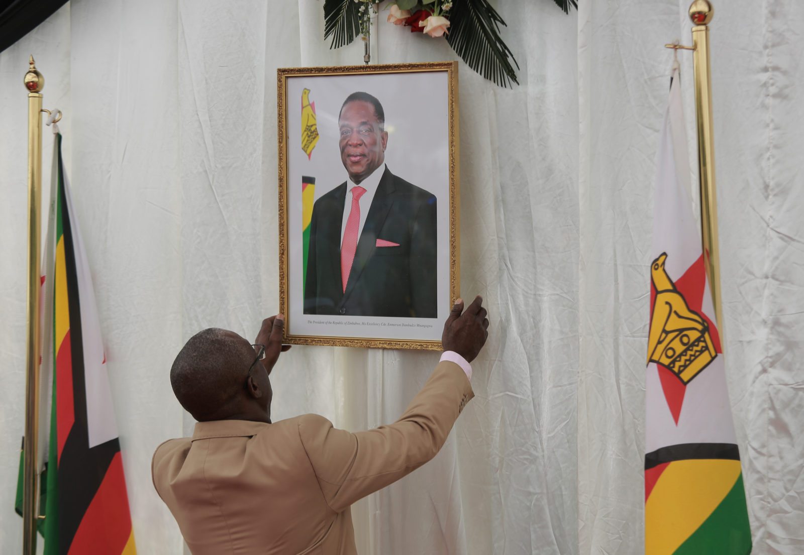 President Emmerson Mnagagwa swears in new cabinet ministers