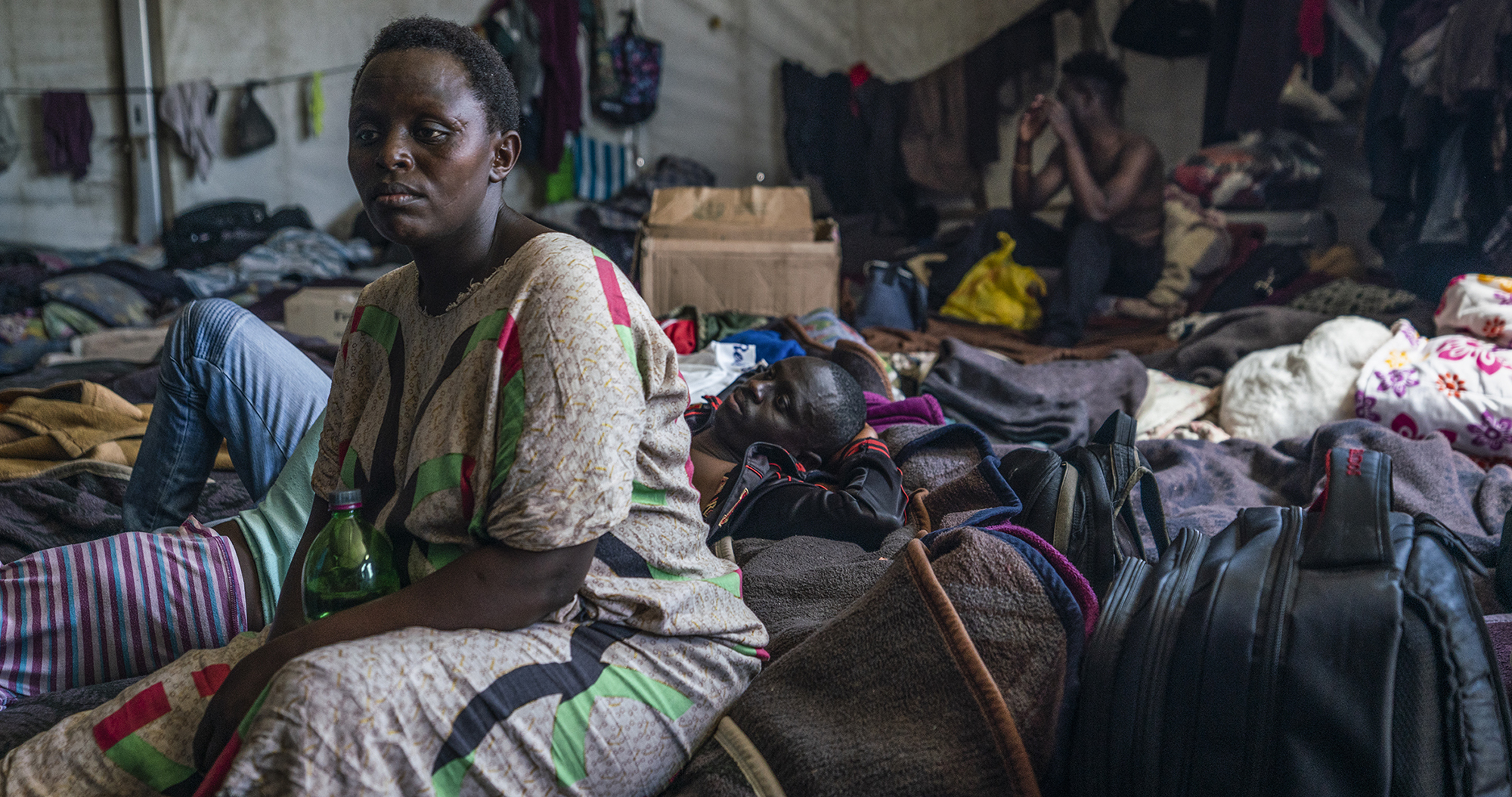 Forgotten people: Refugees who were moved to a camp outside Cape Town months ago feel abandoned