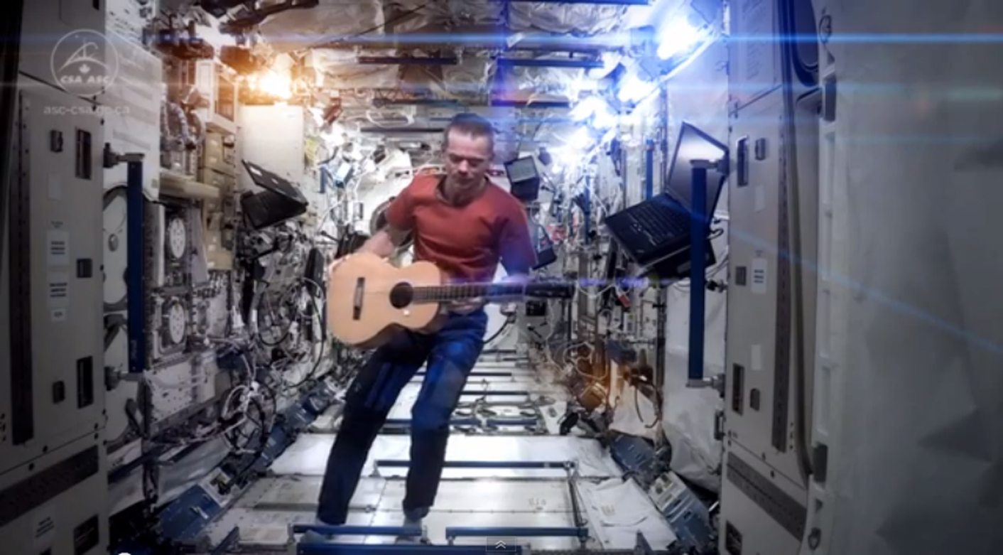 Astronaut's 'Space Oddity' Music Video Goes Viral