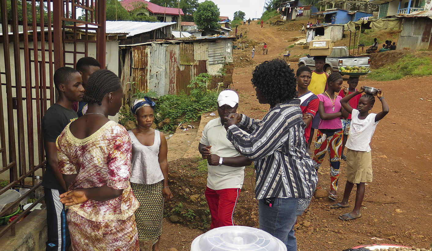 Ebola clinic: The one who is about to die