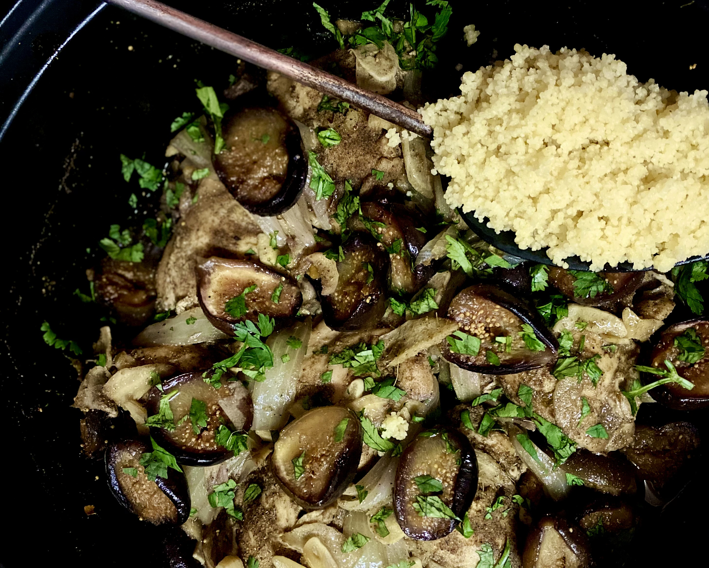 What’s cooking today: Chicken and fresh fig tagine