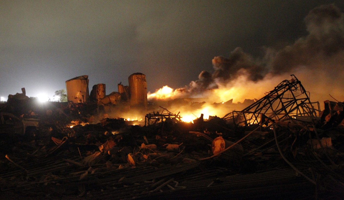 Rescuers search for survivors of Texas fertilizer plant blast