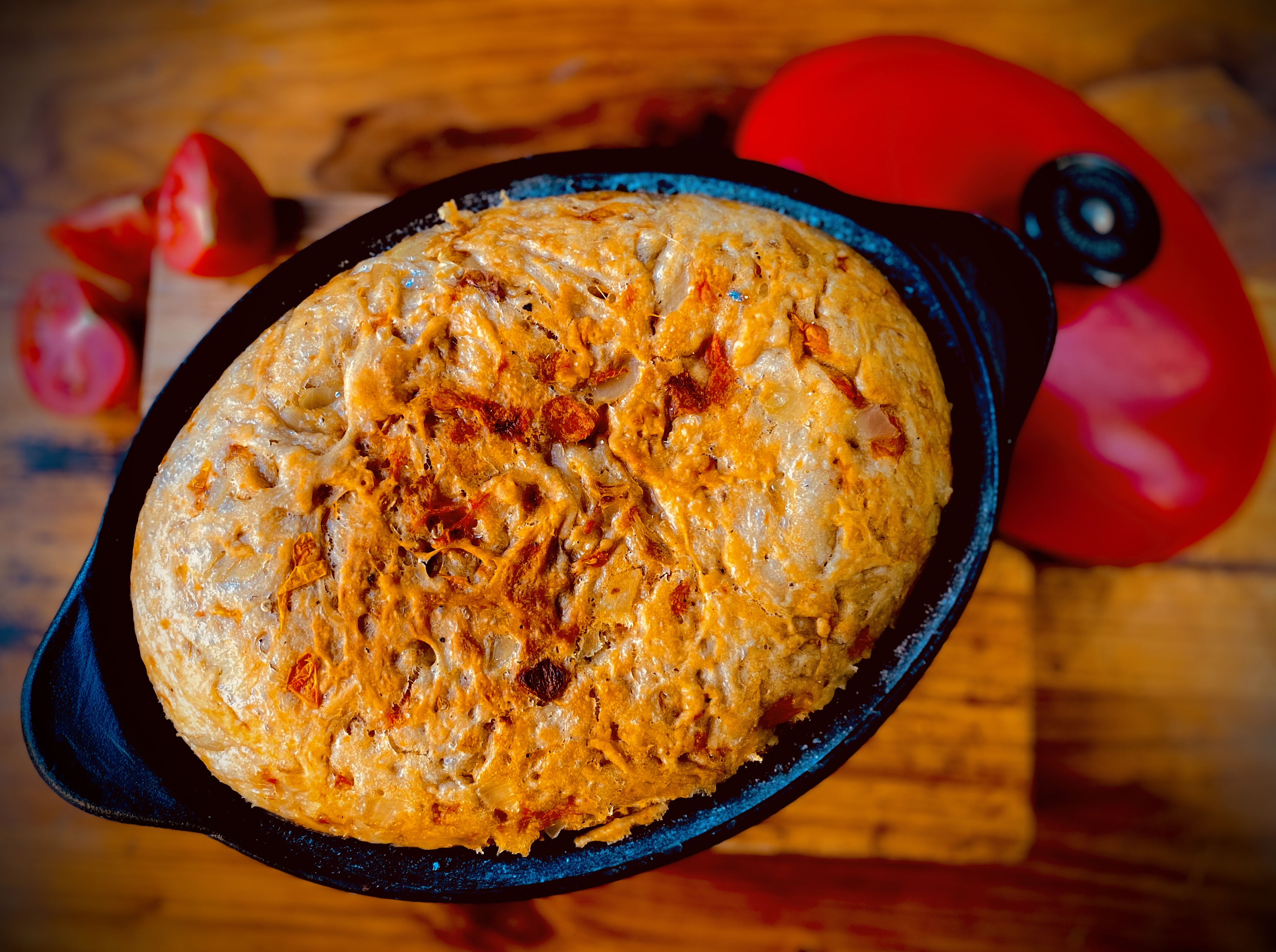 Lockdown Recipe of the Day: Roasted Tomato & Onion Pot Bread
