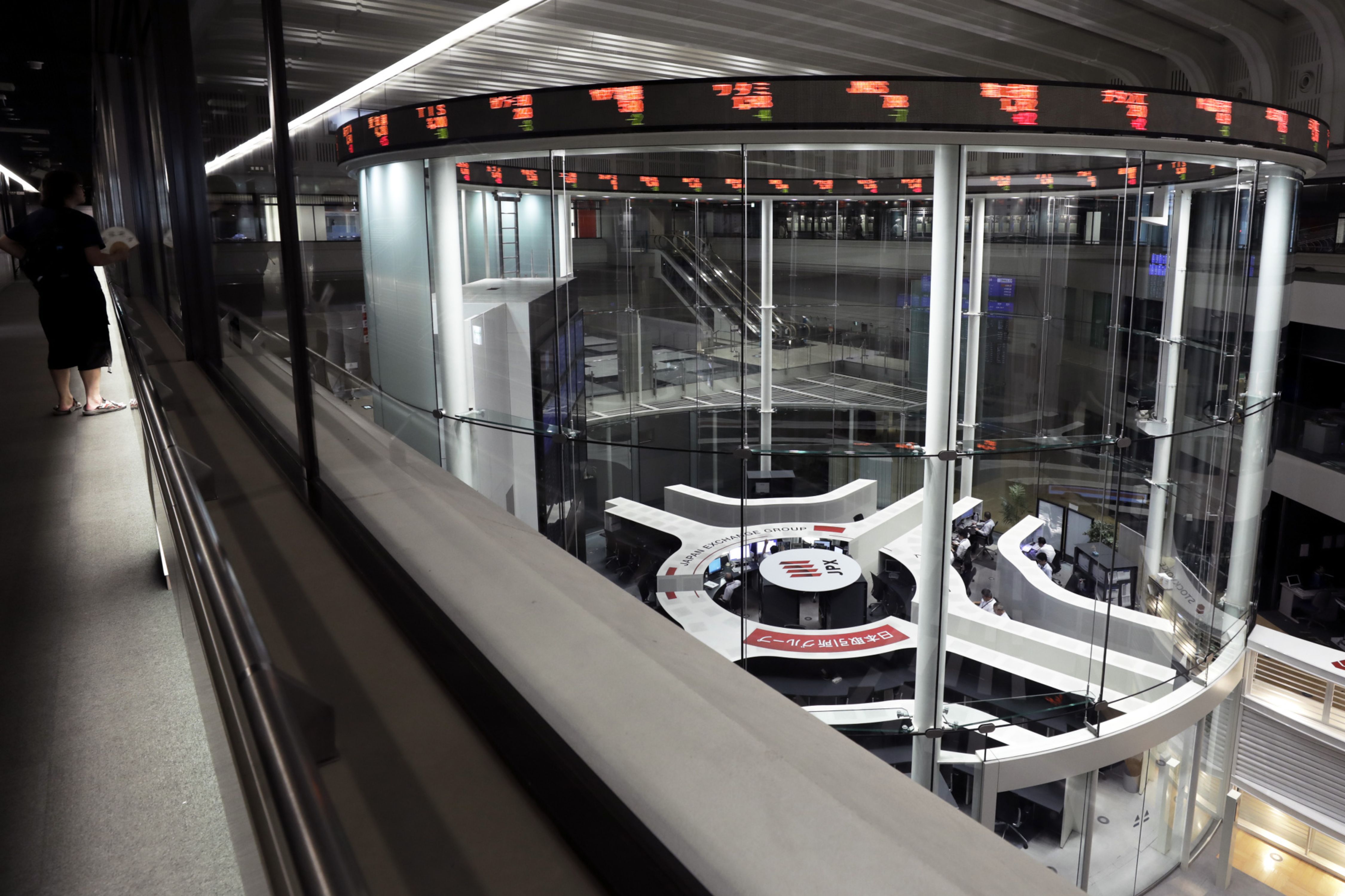 Tokyo Stock Exchange As Asian Stocks Rebound After Korean Fears Abate