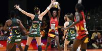 Irene Eyaru, captain of Uganda, during the Netball World Cup match against the Proteas at Cape Town International Convention Centre on 3 August 2023. (Photo: Ashley Vlotman / Gallo Images / Netball World Cup 2023)