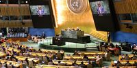 President Cyril Ramaphosa delivers a statement at the 80th Session of the United Nations General Assembly (UNGA80) in New York, United States of America. (Photo: Elmond JiyaneGCIS)