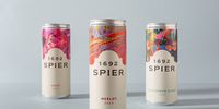 Spier canned wines lineup — Sauvignon Blanc Rosé Merlot in art-designed cans