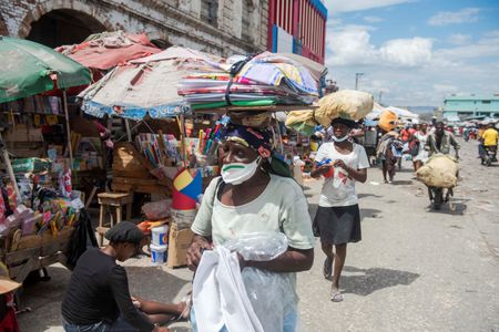 Haiti's Scouts set up mobile hand washing sinks to ward off coronavirus