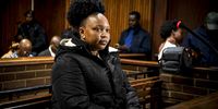 Moroadi Cholota, former assistant to Ace Magashule, appears in Bloemfontein Magistrates' Court for a bail application on 13 August 2024 in Bloemfontein, South Africa. (Photo: Gallo Images / Volksblad / Mlungisi Louw)