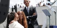 Barack Obama opens his presidential centre — Family, friends, the faithful and the famous