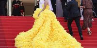 CANNES, FRANCE - JULY 06: Farhana Bodi attends the "Annette" screening and opening ceremony during the 74th annual Cannes Film Festival on July 06, 2021 in Cannes, France. (Photo by Vittorio Zunino Celotto/Getty Images for Kering)