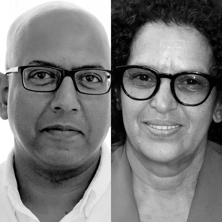 Seelan Naidoo and Lydia Plaatjies