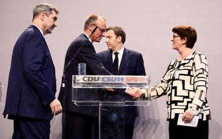 Germany's Merz unveils coalition deal to spur growth, tackle migration