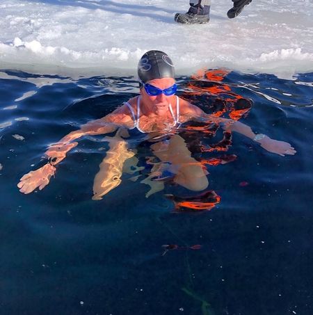 Amber Fillary: A new record for swimming under the ice