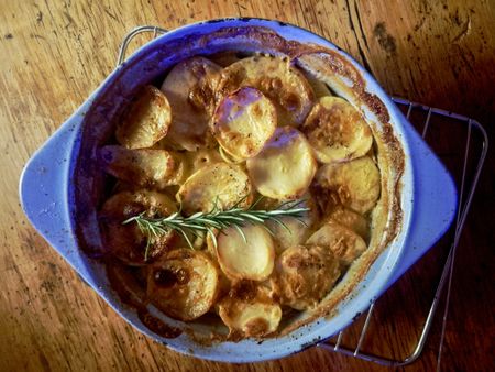 What’s cooking today: Potato and leek bake