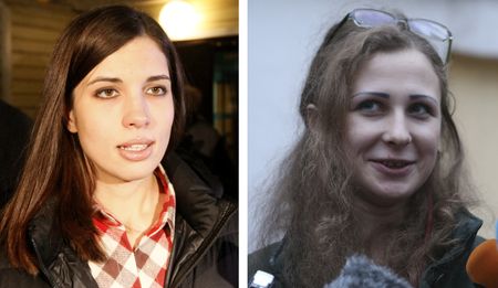 Amnestied Pussy Riot pair criticise Putin after release