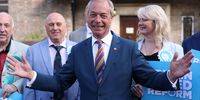 Reform Party leader Nigel Farage speaks in London after local elections