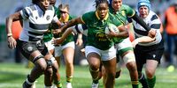  Sizophila Solontsi of the Springbok Women during the match against the Barbarians at DHL Stadium in Cape Town on 7 September 2024. (Photo: Ashley Vlotman / Gallo Images)