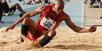 Zarck Visser competes in the men's long jump at the 2018 Athletic South Africa Championship at Tuks Stadium, Pretoria on 17 March 2018. (Photo: Muzi Ntombela / BackpagePix)