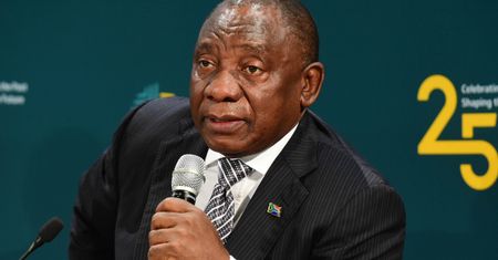 Flying home with Cyril Ramaphosa