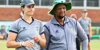 Proteas coach Hilton Moreeng and captain Laura Wolvaardt have much to ponder about the brittle middle order. (Photo: Richard Huggard / Gallo Images)