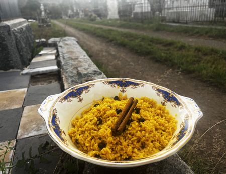 The rice dish at the end of life