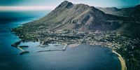 Aerial view looking down towards Simon’s Town, the home of the South African Navy. (Photo: Gallo Images / Mark Skinner)