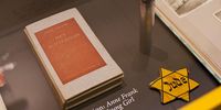 A copy of the first edition of, "Anne Frank: Diary of a Young Girl" is seen on display at the Anne Frank Center USA on March 26, 2012 in New York City. (Photo by Andrew Burton/Getty Images)