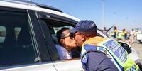 Public Safety Department during the all female led roadblock at Grasmere Toll Plaza on August 27, 2024 in Johannesburg, South Africa. The purpose of the initiative is to provide female motorists with essential safety awareness tips and defensive weapons, while honouring the unsung heroines within the Public Safety Department. (Images by Gallo Images/Sharon Seretlo)