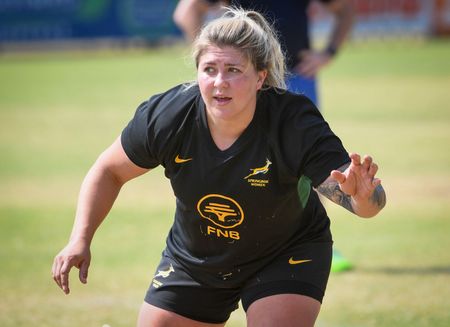 How star powerlifter Amber Schonert muscled her way into the Bok scrum