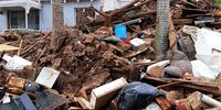 A collapsed home in Springfield, Durban after extreme rainfall in April 2022 caused mudslides. (Photo: Nicole Daniel)