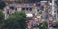 Construction continues on President Trump's White House expansion