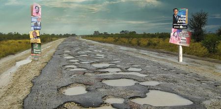 Political pole dance — higher, highest, who has the most puzzling party poster of them all?