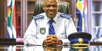 National police commissioner General Khehla John Sitole is fighting for his job. Photographed here in February 09, 2018 in Pretoria.  (Photo by Gallo Images / Sunday Times / Moeletsi Mabe)
