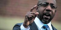 Democratic Senate candidate Reverend Raphael Warnock speaks during a 'Get Ready to Vote' rally ahead of the Georgia Senate runoff election at Pratt-Pullman Yard in the Kirkwood neighborhood, of Atlanta, Georgia, USA, 15 December 2020. Democrat Reverend Raphael Warnock is running against Republican Senator Kelly Loeffler and Democrat Jon Ossoff is running against Republican Senator David Perdue in a 05 January 2021 runoff election.  EPA-EFE/ALYSSA POINTER / ATLANTA JOURNAL CONSTITUTION   EDITORIAL USE ONLY/NO SALES