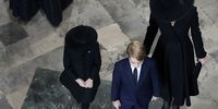 (L-R) Princess Charlotte of Wales, Prince George of Wales and Catherine, Princess of Wales arrive for the State Funeral of Queen Elizabeth II at Westminster Abbey on September 19, 2022 in London, England.  Elizabeth Alexandra Mary Windsor was born in Bruton Street, Mayfair, London on 21 April 1926. She married Prince Philip in 1947 and ascended the throne of the United Kingdom and Commonwealth on 6 February 1952 after the death of her Father, King George VI. Queen Elizabeth II died at Balmoral Castle in Scotland on September 8, 2022, and is succeeded by her eldest son, King Charles III. (Photo: Frank Augstein - WPA Pool / Getty Images)